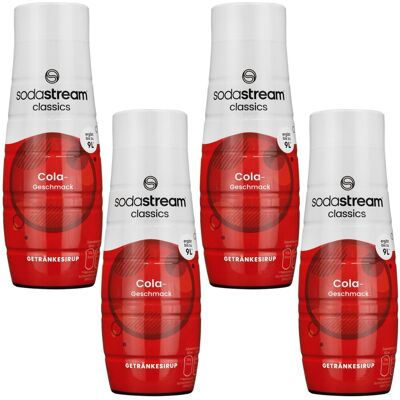 Syrop cola SODASTREAM Cola Classic, 4 szt. - 440 ml koncentrat do wody gazowanej saturator napój gazowany 9l bez cukru Syrop cola SODASTREAM Cola Classic, 4 szt. - 440 ml koncentrat do wody gazowanej saturator napój gazowany 9l bez cukru