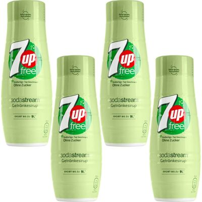 Syrop do saturatora 7UP ZERO, 4 szt. - 440ml koncentrat bez cukru napój gazowany lemoniada do SodaStream Syrop do saturatora 7UP ZERO, 4 szt. - 440ml koncentrat bez cukru napój gazowany lemoniada do SodaStream