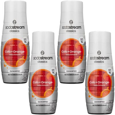 Syrop do wody gazowanej SODASTREAM Cola Orange, 4 szt. - bez cukru 440 ml koncentrat napój light saturator Syrop do wody gazowanej SODASTREAM Cola Orange, 4 szt. - bez cukru 440 ml koncentrat napój light saturator