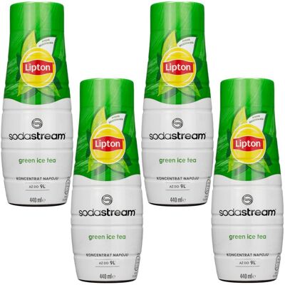 Lipton - Ice Tea Green Tea SodaStream Syrup - 440 ml - 4x - Syrup Lipton - Ice Tea Green Tea SodaStream Syrup - 440 ml - 4x - Syrup