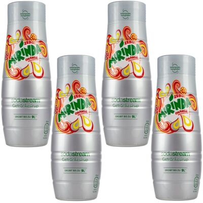 Syrop do saturatora SODASTREAM Mirinda Zero, 4 szt. - pomarańczowy smak bez cukru napój gazowany koncentrat 440 ml Syrop do saturatora SODASTREAM Mirinda Zero, 4 szt. - pomarańczowy smak bez cukru napój gazowany koncentrat 440 ml