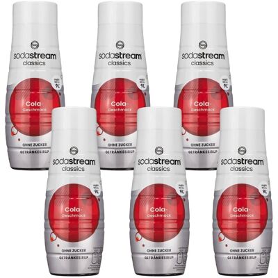 Syrop Cola bez cukru SODASTREAM Cola Zero, 6 szt - 440 ml koncentrat do saturatora woda gazowana napój gazowany Syrop Cola bez cukru SODASTREAM Cola Zero, 6 szt - 440 ml koncentrat do saturatora woda gazowana napój gazowany