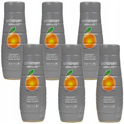 ESITEO SodaStream Syrop Pomarańczowy - 440ml Bez Cukru ESITEO SodaStream Syrop Pomarańczowy - 440ml Bez Cukru
