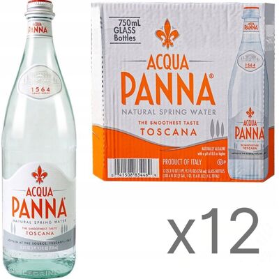 ViO Acqua Panna Woda Mineralna 750 Ml X 12 - Niegazowana - Szkło ViO Acqua Panna Woda Mineralna 750 Ml X 12 - Niegazowana - Szkło