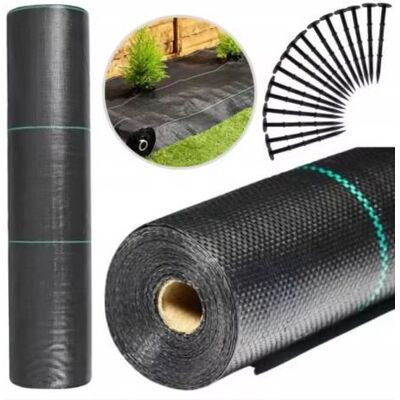 Lean Toys Agrotkanina Czarna 1,1x50m Uv 135g Antychwastowa Agrowłóknina + Kotwy Lean Toys Agrotkanina Czarna 1,1x50m Uv 135g Antychwastowa Agrowłóknina + Kotwy