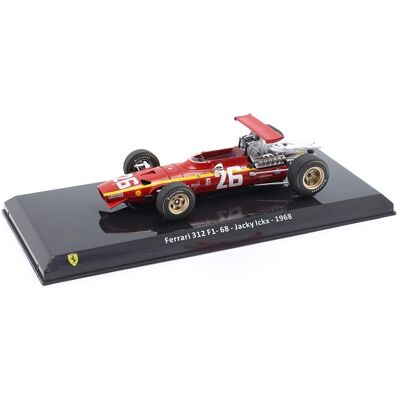 Atlas Ferrari 312 F1-68 Jacky Ickx F1 1968 1:24 Col075 Atlas Ferrari 312 F1-68 Jacky Ickx F1 1968 1:24 Col075