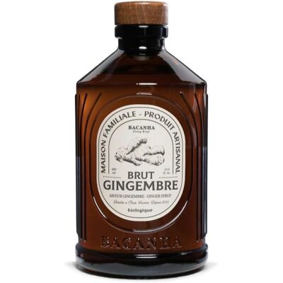 Bacanha Brut Ginger BIO – syrop imbirowy organiczny, 400 ml Bacanha Brut Ginger BIO – syrop imbirowy organiczny, 400 ml
