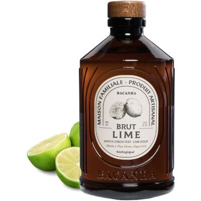 Bacanha Brut Lime BIO – syrop limonkowy organiczny, 400 ml Bacanha Brut Lime BIO – syrop limonkowy organiczny, 400 ml