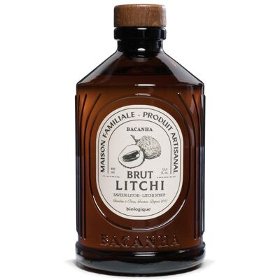 Bacanha Brut Litchi BIO – syrop liczi organiczny, 400 ml Bacanha Brut Litchi BIO – syrop liczi organiczny, 400 ml