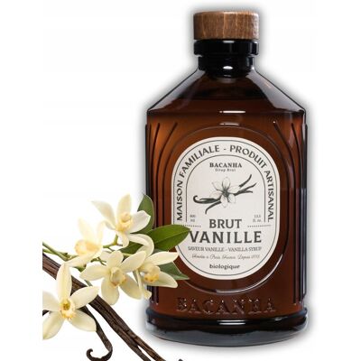 Bacanha Brut Vanilla BIO – syrop waniliowy organiczny, 400 ml Bacanha Brut Vanilla BIO – syrop waniliowy organiczny, 400 ml