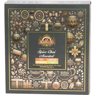 Basilur Spice Chai zestaw herbat - 40 szt. Basilur Spice Chai zestaw herbat - 40 szt.