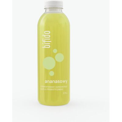 Inny producent Bifido ANANASOWY fermentowany koncentrat napoju probiotycznego 0.75 l. (Probiotyki) Inny producent Bifido ANANASOWY fermentowany koncentrat napoju probiotycznego 0.75 l. (Probiotyki)