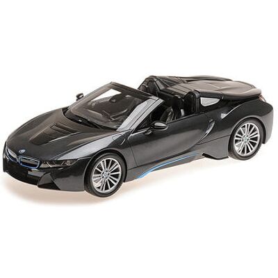 Bmw I8 Roadster (I15) 2017 (Grey Metallic) 1:18 Minichamps Bmw I8 Roadster (I15) 2017 (Grey Metallic) 1:18 Minichamps