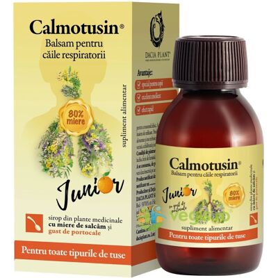 Inny producent Calmotusin Junior - Syrop Miodowy (O Smaku Pomarańczy) 100ml Inny producent Calmotusin Junior - Syrop Miodowy (O Smaku Pomarańczy) 100ml