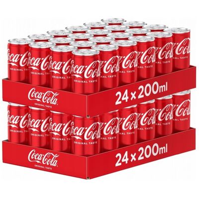 Coca - Cola Coca-Cola 48x330ml w puszkach – Klasyczna Orzeźwiająca Formuła w Ekonomicznym Opakowaniu Coca - Cola Coca-Cola 48x330ml w puszkach – Klasyczna Orzeźwiająca Formuła w Ekonomicznym Opakowaniu