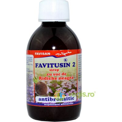 Inny producent Favitusin 2 - Syrop Przeciwoskrzelowy z Sokiem z Czarnej Rzodkwi 200ml Inny producent Favitusin 2 - Syrop Przeciwoskrzelowy z Sokiem z Czarnej Rzodkwi 200ml