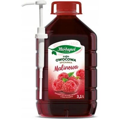 Inny producent Herbapol malina syrop owocowy z witaminą C 3,1 l Inny producent Herbapol malina syrop owocowy z witaminą C 3,1 l