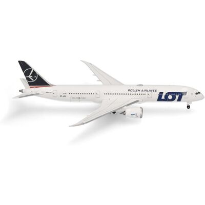 Herpa Model Samolotu Lot Polish Airlines Boeing 787-9 Dreamliner, Miniatura W Skali 1:500, Model Kolekcjonerski, Model Samolotu Bez Podstawki, Metal Herpa Model Samolotu Lot Polish Airlines Boeing 787-9 Dreamliner, Miniatura W Skali 1:500, Model Kolekcjonerski, Model Samolotu Bez Podstawki, Metal