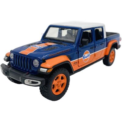 JEEP Gladiator Rubicon 2021 GULF model 1:27 Motormax 79663 JEEP Gladiator Rubicon 2021 GULF model 1:27 Motormax 79663
