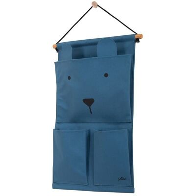 Jollein Organizer Przybornik Do Łóżeczka Animal Club Steel Blue L Jollein Organizer Przybornik Do Łóżeczka Animal Club Steel Blue L