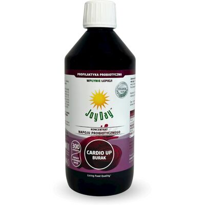 Inny producent Koncentrat Napoju Probiotycznego Cardio Up Burak Bezglutenowy Bio 500 Ml - Joy Day Inny producent Koncentrat Napoju Probiotycznego Cardio Up Burak Bezglutenowy Bio 500 Ml - Joy Day