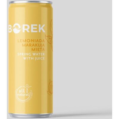 brak danych Lemoniada Marakuja Mięta Borek Z Sokiem Gazowana 24x 250ml brak danych Lemoniada Marakuja Mięta Borek Z Sokiem Gazowana 24x 250ml