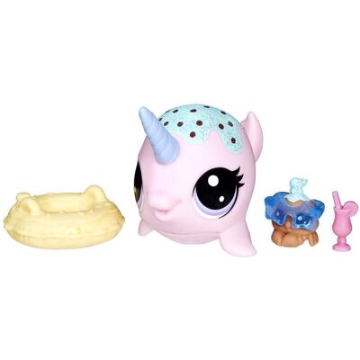 Hasbro Littlest Pet Shop, Pet Pairs, Figurki Narwhal Rare, B9358/e0465 Hasbro Littlest Pet Shop, Pet Pairs, Figurki Narwhal Rare, B9358/e0465