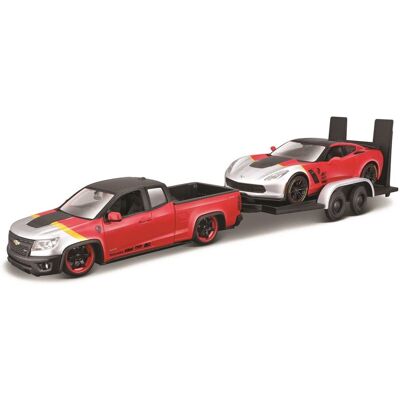 Maisto Design Zestaw Chevrolet Colorado Zr2 2017 + Corvette Z06 2015 1/24 32756 Maisto Design Zestaw Chevrolet Colorado Zr2 2017 + Corvette Z06 2015 1/24 32756
