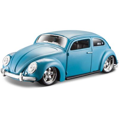 Maisto, Model Kolekcjonerski Design Volkswagen Beetle Niebieski 1/24 Maisto, Model Kolekcjonerski Design Volkswagen Beetle Niebieski 1/24