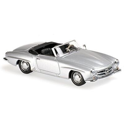 Atlas Minichamps Mercedes Benz 190 Sl W121 1955 Silv 1:43 940033130 Atlas Minichamps Mercedes Benz 190 Sl W121 1955 Silv 1:43 940033130
