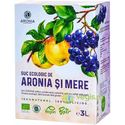 Inny producent Organic/Bio Sok z aronii i jabłka 3L Inny producent Organic/Bio Sok z aronii i jabłka 3L