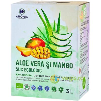 Inny producent Organiczny/Bio Sok z Aloe Vera i Mango 3L Inny producent Organiczny/Bio Sok z Aloe Vera i Mango 3L