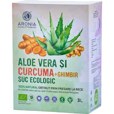 Inny producent Organiczny/Bio Sok z aloesu, kurkumy i imbiru 3L Inny producent Organiczny/Bio Sok z aloesu, kurkumy i imbiru 3L