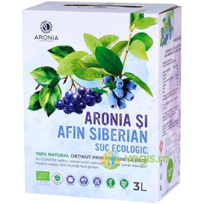 Inny producent Organiczny/Bio Sok z aronii i borówki syberyjskiej 3L Inny producent Organiczny/Bio Sok z aronii i borówki syberyjskiej 3L