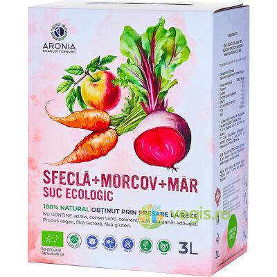 Inny producent Organiczny/Bio Sok z buraków, marchwi i jabłek 3L Inny producent Organiczny/Bio Sok z buraków, marchwi i jabłek 3L