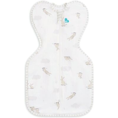 Love to Dream Otulacz Swaddle UP - M - kremowy, króliczki - etap 1 - 1 Tog Śpioszki Love to Dream Otulacz Swaddle UP - M - kremowy, króliczki - etap 1 - 1 Tog Śpioszki