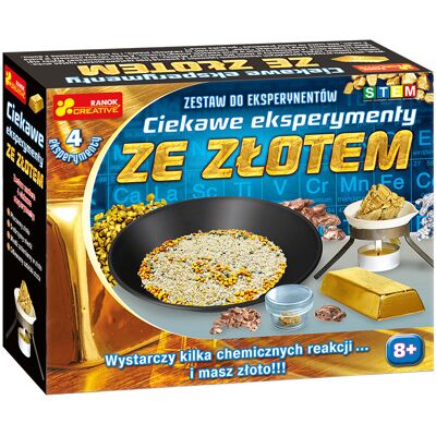 Ranok-Creative, Zabawka Naukowa Ciekawe Eksperymenty Laboratorium Złota Ranok-Creative, Zabawka Naukowa Ciekawe Eksperymenty Laboratorium Złota