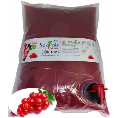 Sokarnia Podlaska SOK CZERWONA PORZECZKA 10l 100% Super Smak Owoców Z Polskich Upraw Zdrowy Sokarnia Podlaska SOK CZERWONA PORZECZKA 10l 100% Super Smak Owoców Z Polskich Upraw Zdrowy