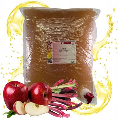 Inny producent Sok Jabłko rabarbar 10l 100% NFC tłoczony naturalny bez dodatku cukru Inny producent Sok Jabłko rabarbar 10l 100% NFC tłoczony naturalny bez dodatku cukru