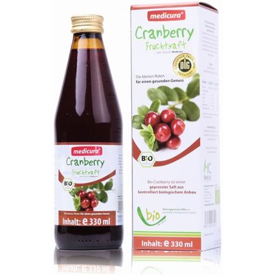 Organiczny sok z żurawiny - Medicura, 330ml Organiczny sok z żurawiny - Medicura, 330ml