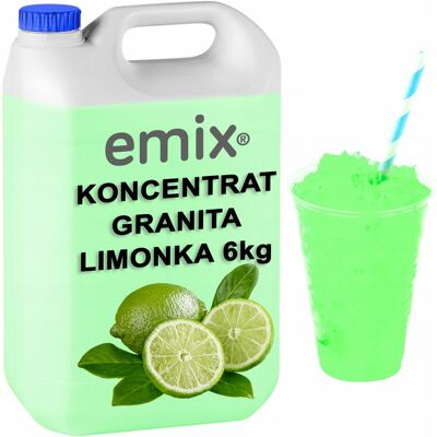 Inny producent SYROP 5L KONCENTRAT DO GRANITY LIMONKA 1:7 6kg SLUSH EMIX Inny producent SYROP 5L KONCENTRAT DO GRANITY LIMONKA 1:7 6kg SLUSH EMIX