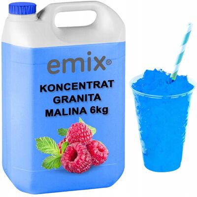 Inny producent SYROP 5L KONCENTRAT DO GRANITY NIEBIESKA MALINA 1:7 6kg SLUSH EMIX Inny producent SYROP 5L KONCENTRAT DO GRANITY NIEBIESKA MALINA 1:7 6kg SLUSH EMIX