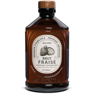 Syrop Bacanha o smaku truskawkowym ORGANIC 400 ml – do kawy, lemoniad i koktajli Syrop Bacanha o smaku truskawkowym ORGANIC 400 ml – do kawy, lemoniad i koktajli