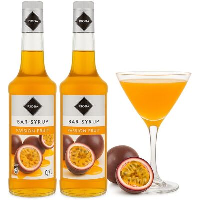 Syrop barmański o smaku marakuja 700ml - Rioba x2 Syrop barmański o smaku marakuja 700ml - Rioba x2