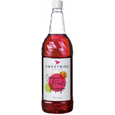 Syrop Sweetbird Smoczy Owoc i Papaja - Egzotyczny, wegański, 1L Syrop Sweetbird Smoczy Owoc i Papaja - Egzotyczny, wegański, 1L