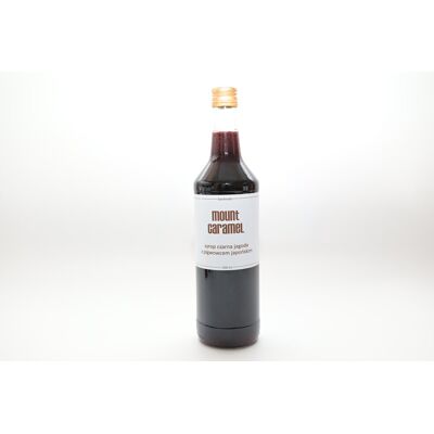 Bezmarkowe Syrop czarna jagoda z pigwowcem japońskim MOUNT CARAMEL 1000ML Bezmarkowe Syrop czarna jagoda z pigwowcem japońskim MOUNT CARAMEL 1000ML