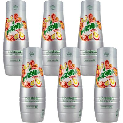 Syrop gazowany SODASTREAM Mirinda Zero, 6 szt - 440 ml koncentrat bez cukru napój pomarańczowy saturator napój gazowany Syrop gazowany SODASTREAM Mirinda Zero, 6 szt - 440 ml koncentrat bez cukru napój pomarańczowy saturator napój gazowany