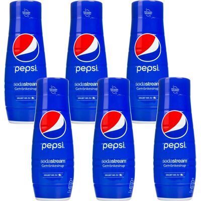 Syrop Pepsi SODASTREAM Pepsi, 6 szt. - 440ml koncentrat do saturatora napój gazowany cola syrop do wody Syrop Pepsi SODASTREAM Pepsi, 6 szt. - 440ml koncentrat do saturatora napój gazowany cola syrop do wody