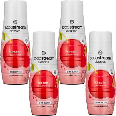 Syrop Wiśniowy Bez Cukru Sodastream Cherry, 4 Szt. - 440 Ml Koncentrat Do Saturatora Napój Zero Cukru Syrop Wiśniowy Bez Cukru Sodastream Cherry, 4 Szt. - 440 Ml Koncentrat Do Saturatora Napój Zero Cukru