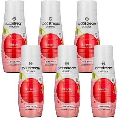 Syrop Wiśniowy Sodastream Cherry, 6 Szt. - Bez Cukru Koncentrat Do Saturatora Napój Gazowany 9l Zero Kalorii Syrop Wiśniowy Sodastream Cherry, 6 Szt. - Bez Cukru Koncentrat Do Saturatora Napój Gazowany 9l Zero Kalorii